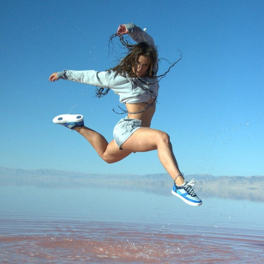 Fuego Sneakers Blue Jade | Low-top