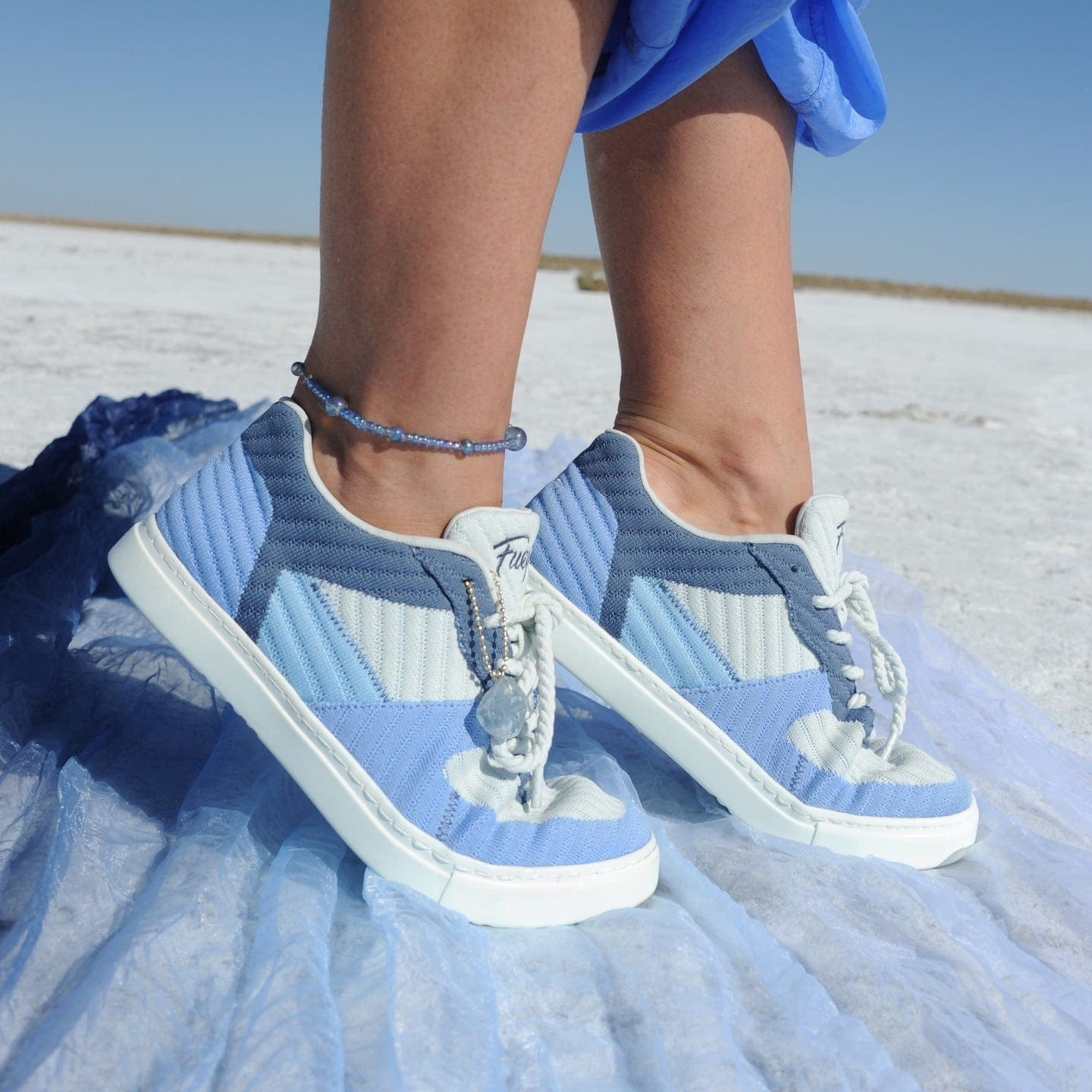 Fuego Sneakers Blue Jade | Low-top