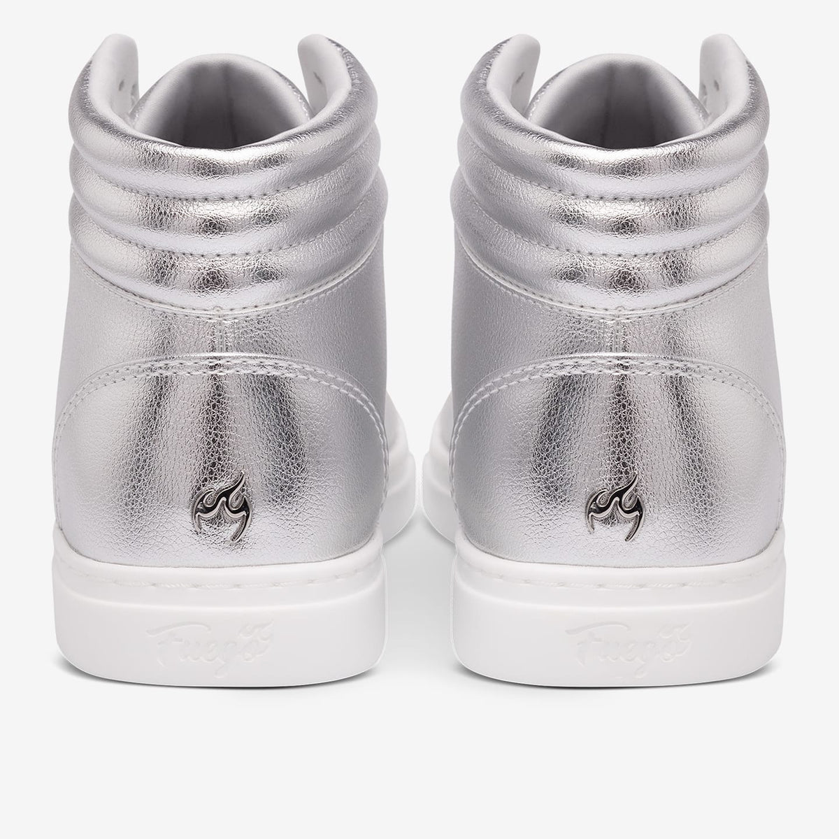 Fuego Sneakers Silver High-top