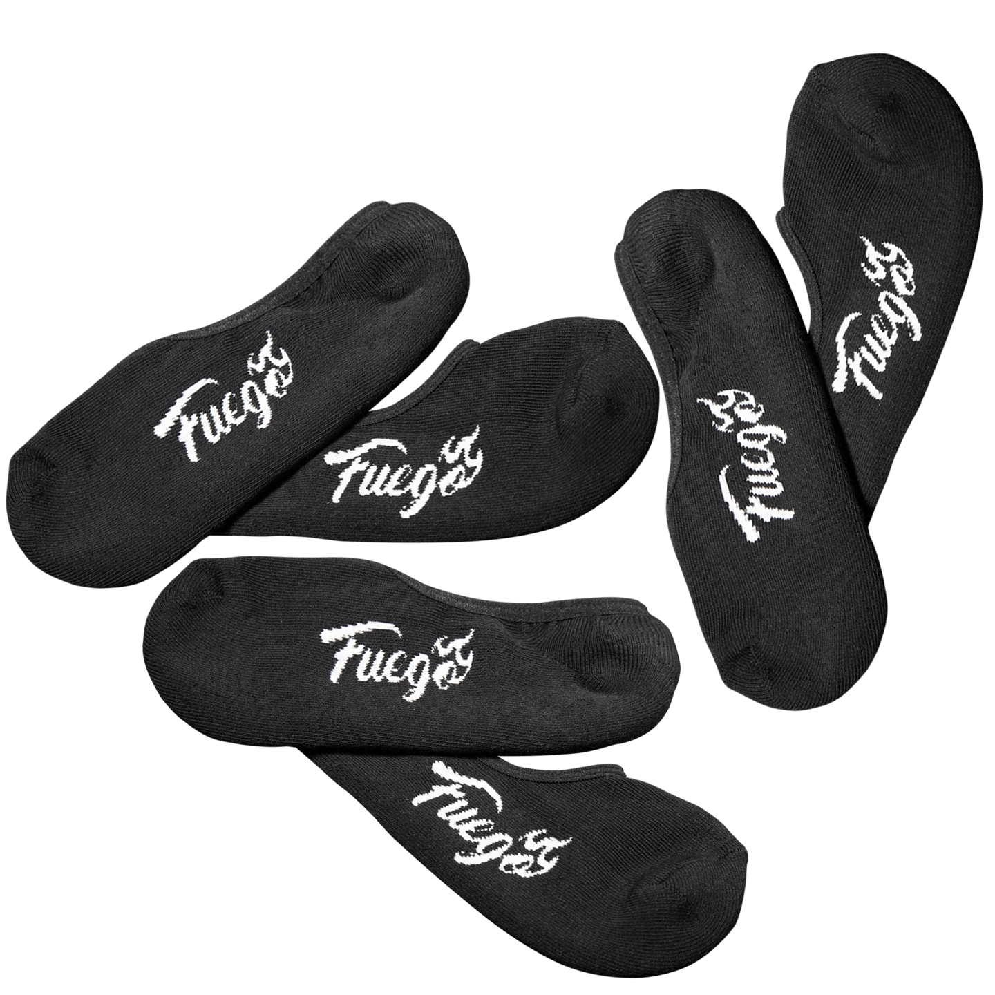 No Show Socks Black 3 pair