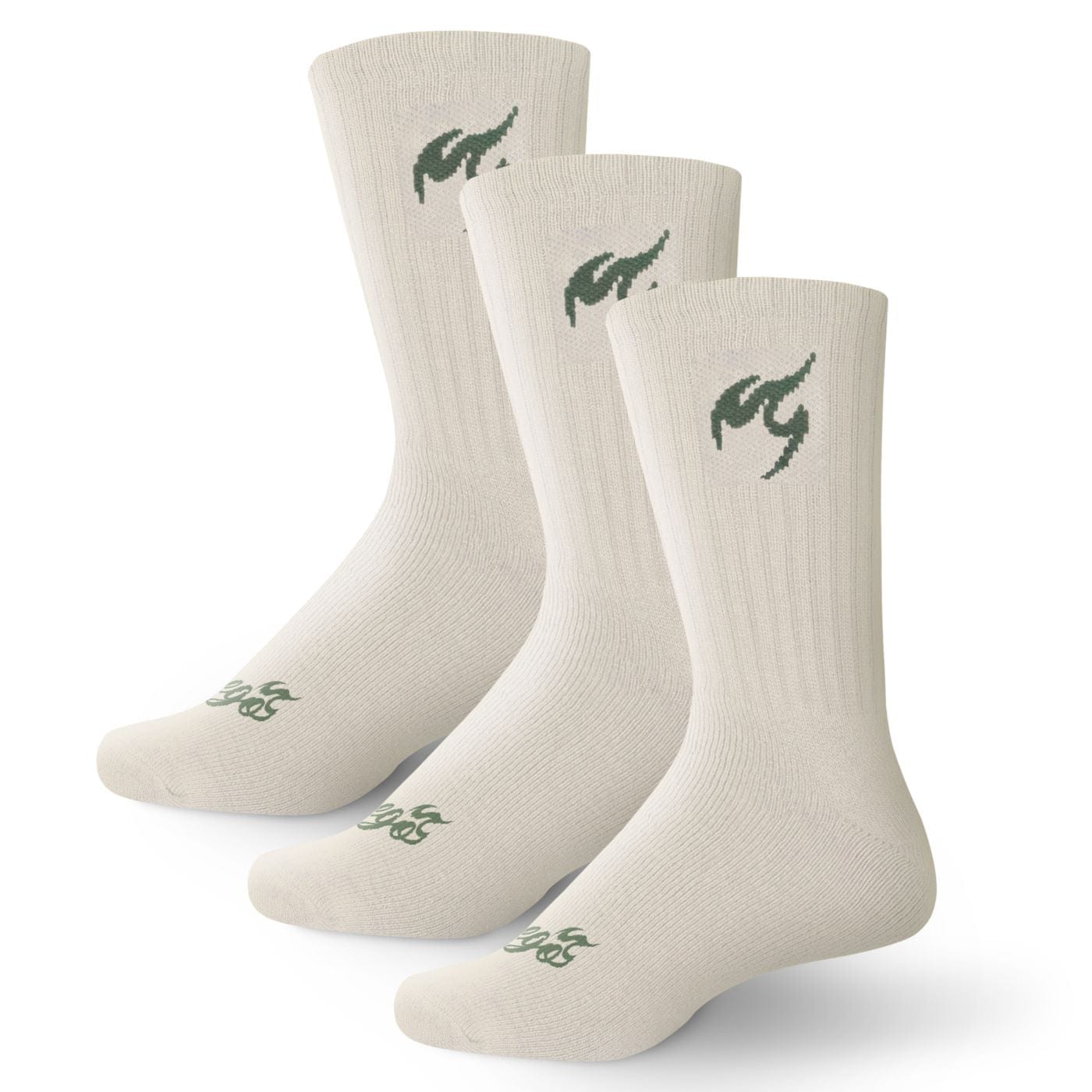 Fuego, Inc. Socks Crew Socks | Beige  (3-pair)