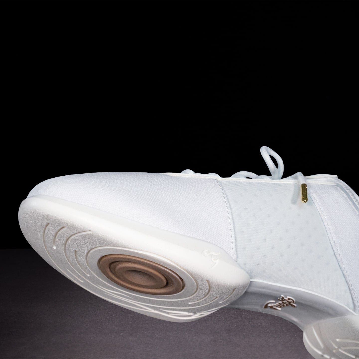 White Ballroom Dance Shoes | White Dance Sneakers: Split-Sole