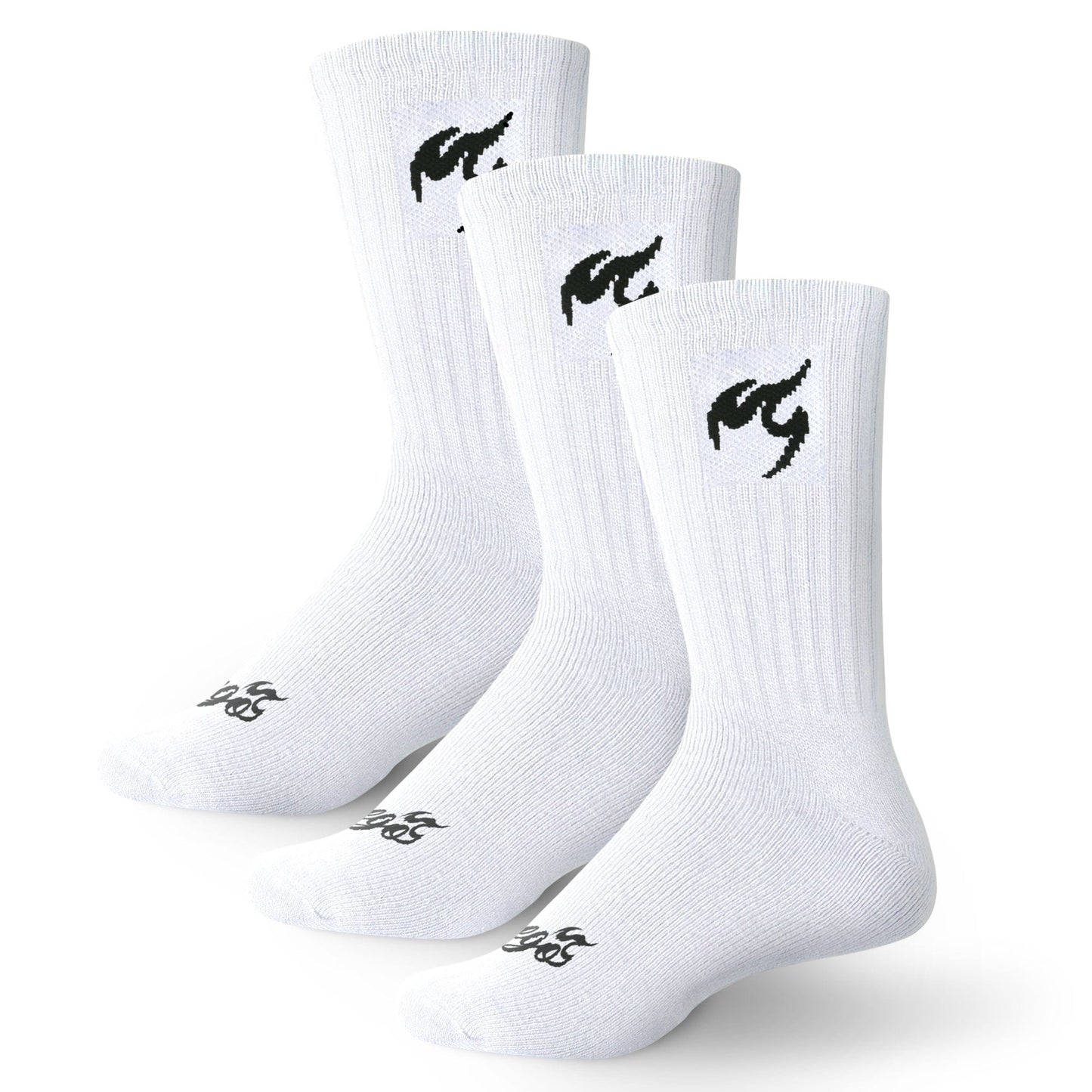 Fuego, Inc. Socks Crew Socks | Beige (3-pair)
