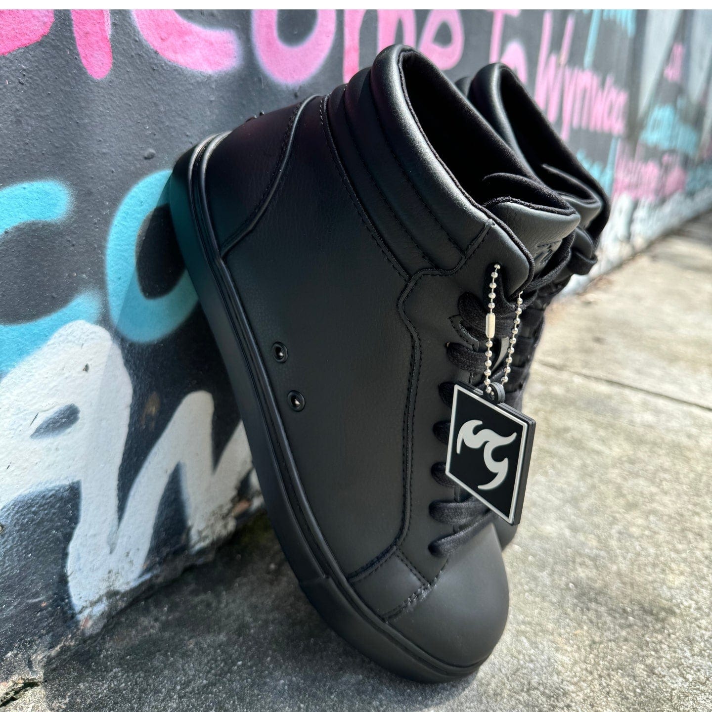 All black High top Fuego Inc