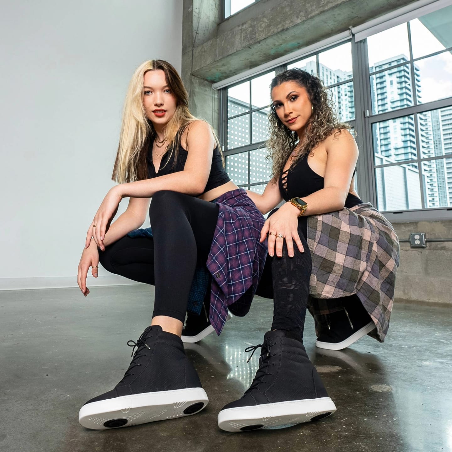 Fuego Sneakers Black Wedge