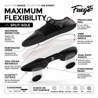 Fuego Sneakers Derek Hough Split-sole