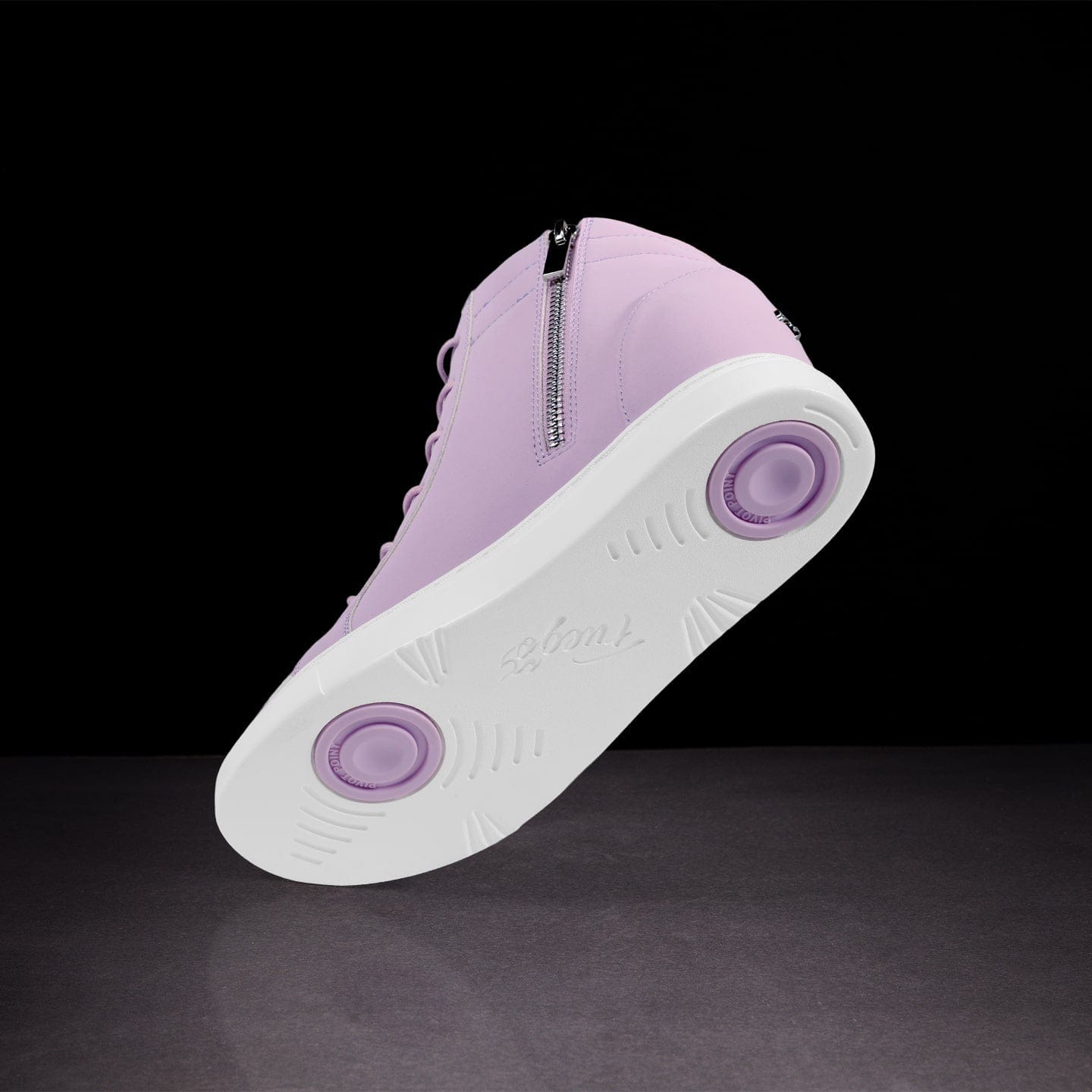 Lavender Wedge Sneakers | Purple Dance Sneaker – Fuego, Inc.
