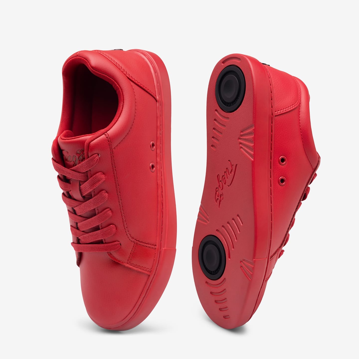 Lave røde sneakers | Røde dansesko – Fuego, Inc.