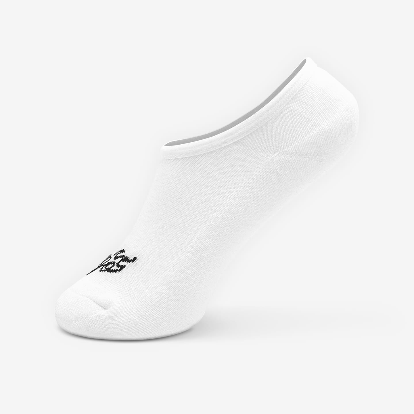 Fuego Apparel No-Show Socks | White (1-pair)