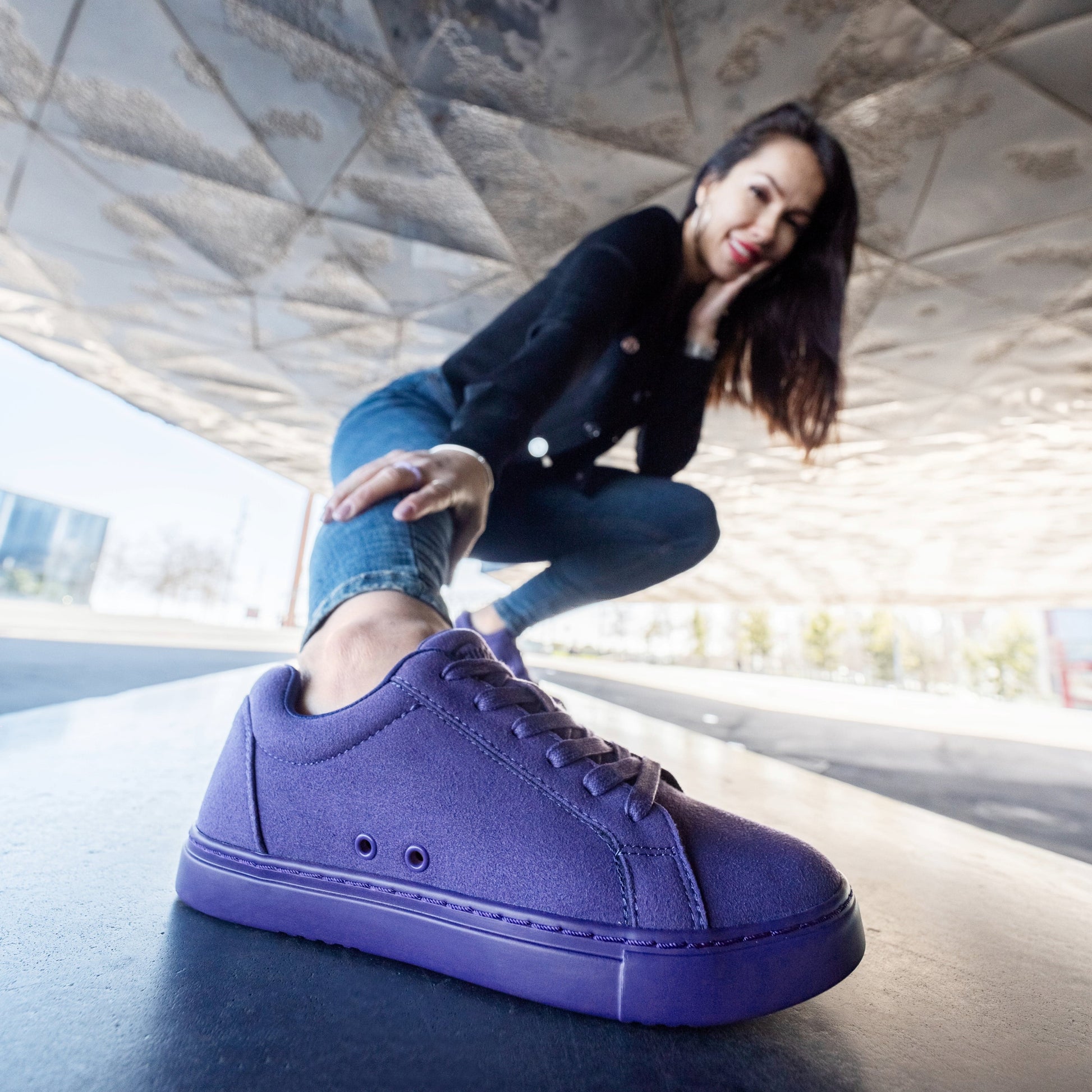 Fuego Sneakers Purple Low-top