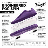 Fuego Sneakers Purple Low-top
