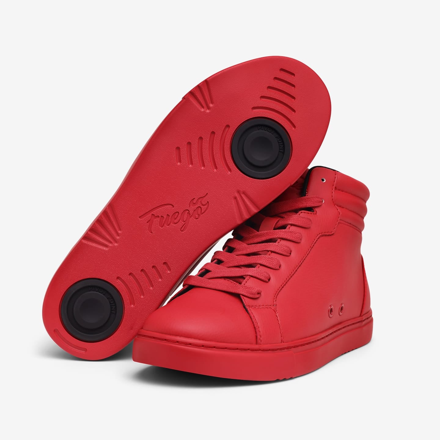 Fuego Sneakers Red High-top
