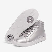 Fuego Sneakers Silver High-top
