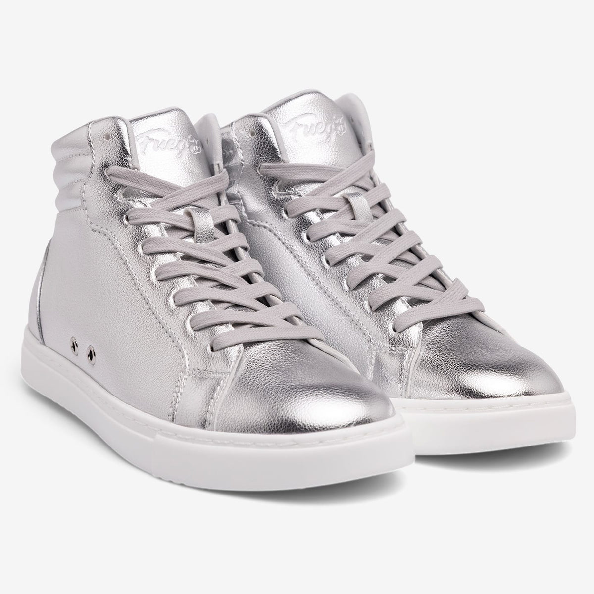 Fuego Sneakers Silver High-top
