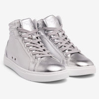 Fuego Sneakers Silver High-top
