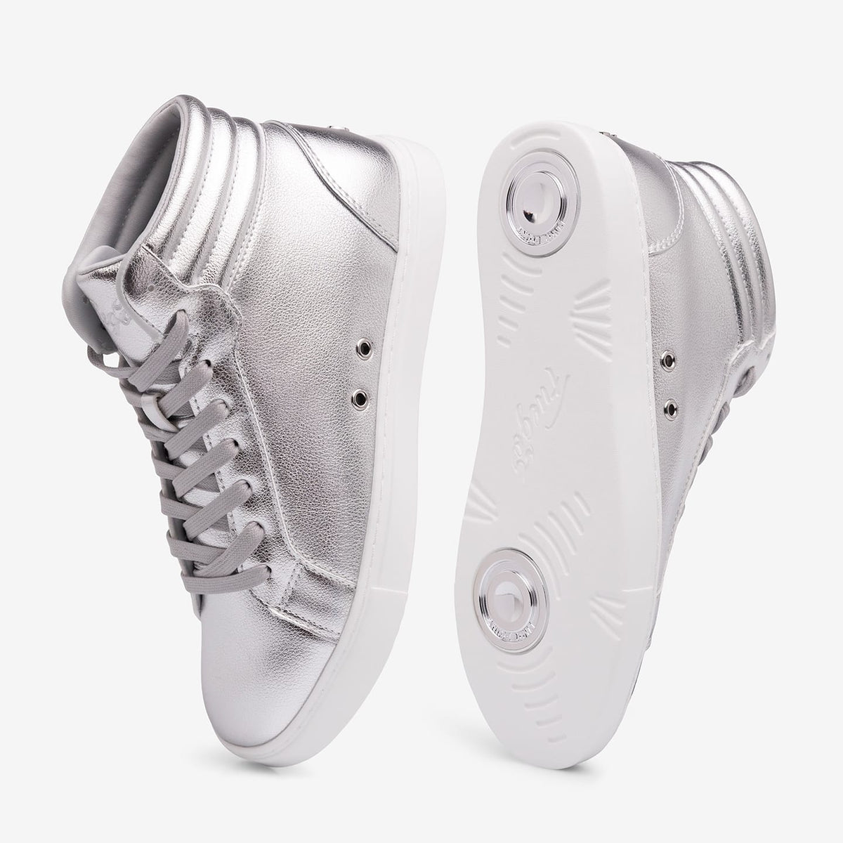 Fuego Sneakers Silver High-top