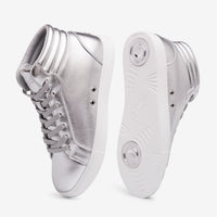 Fuego Sneakers Silver High-top