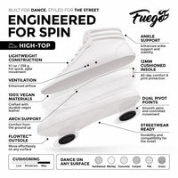Fuego Sneakers White High-top