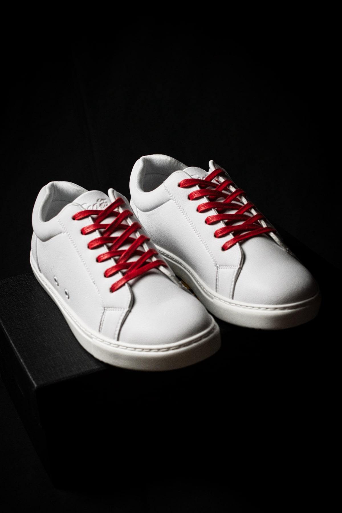 Leather Laces Red / 140cm