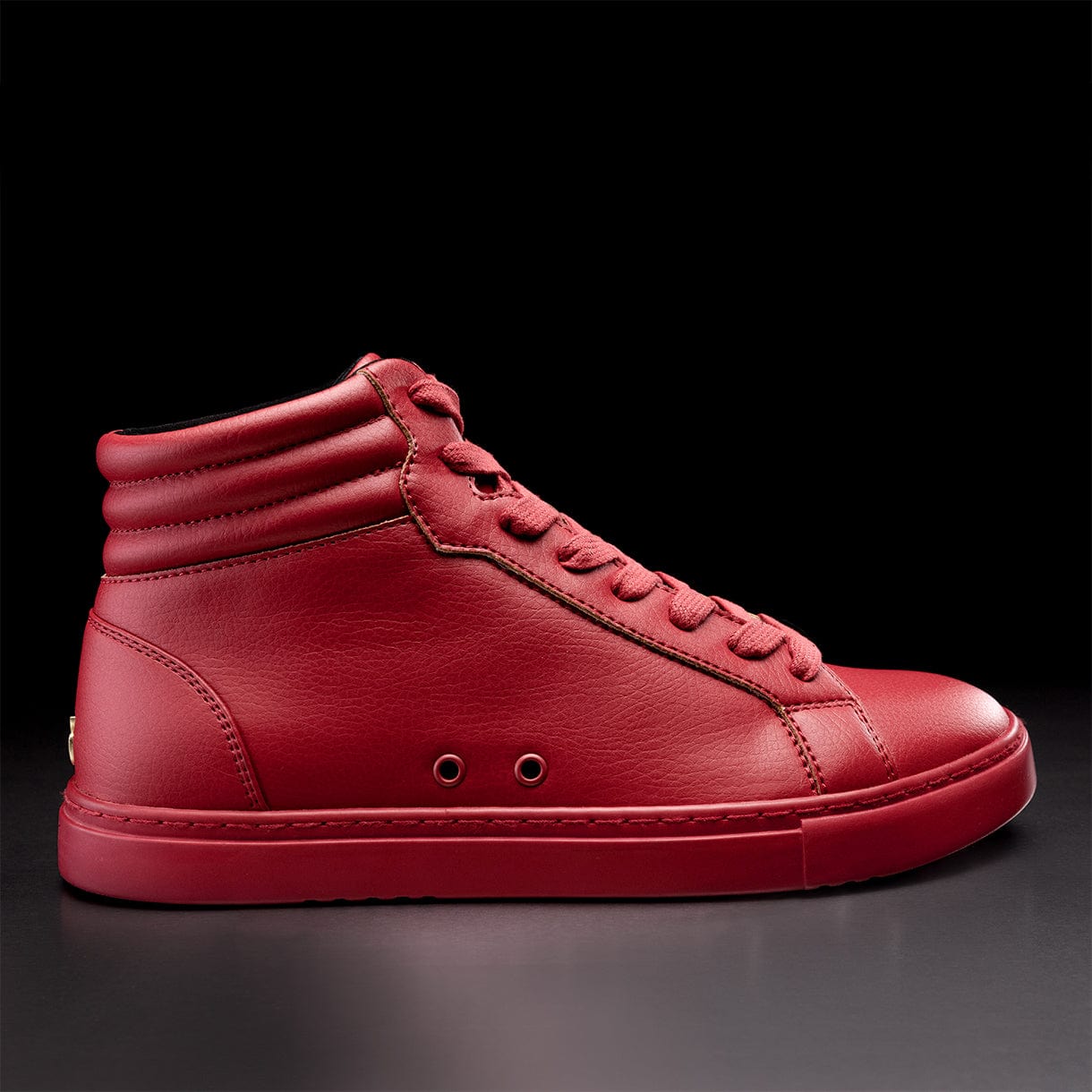 Red leather nikes Clearance
