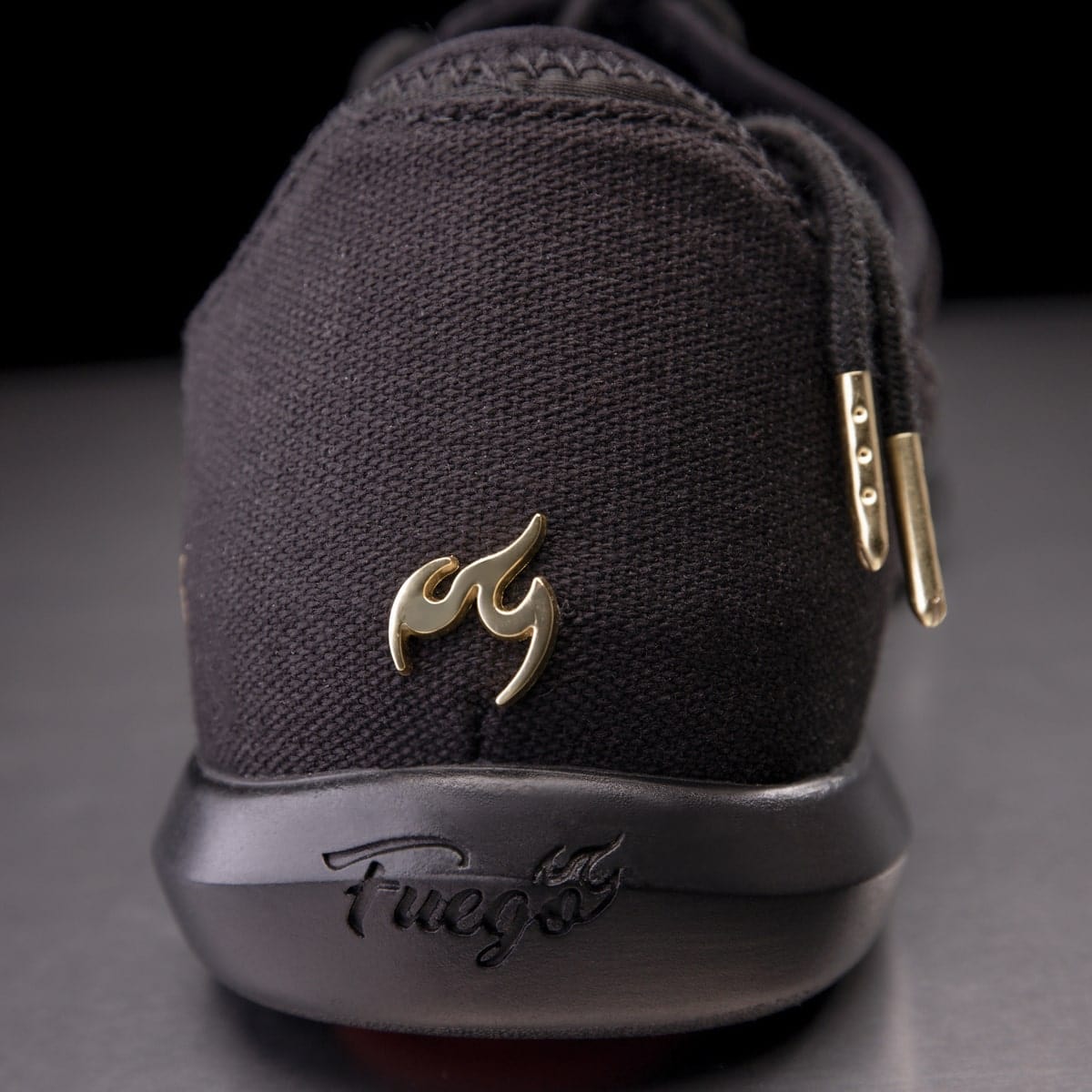 All Black Split-Sole Dance Sneaker | Black Split-Sole Shoes