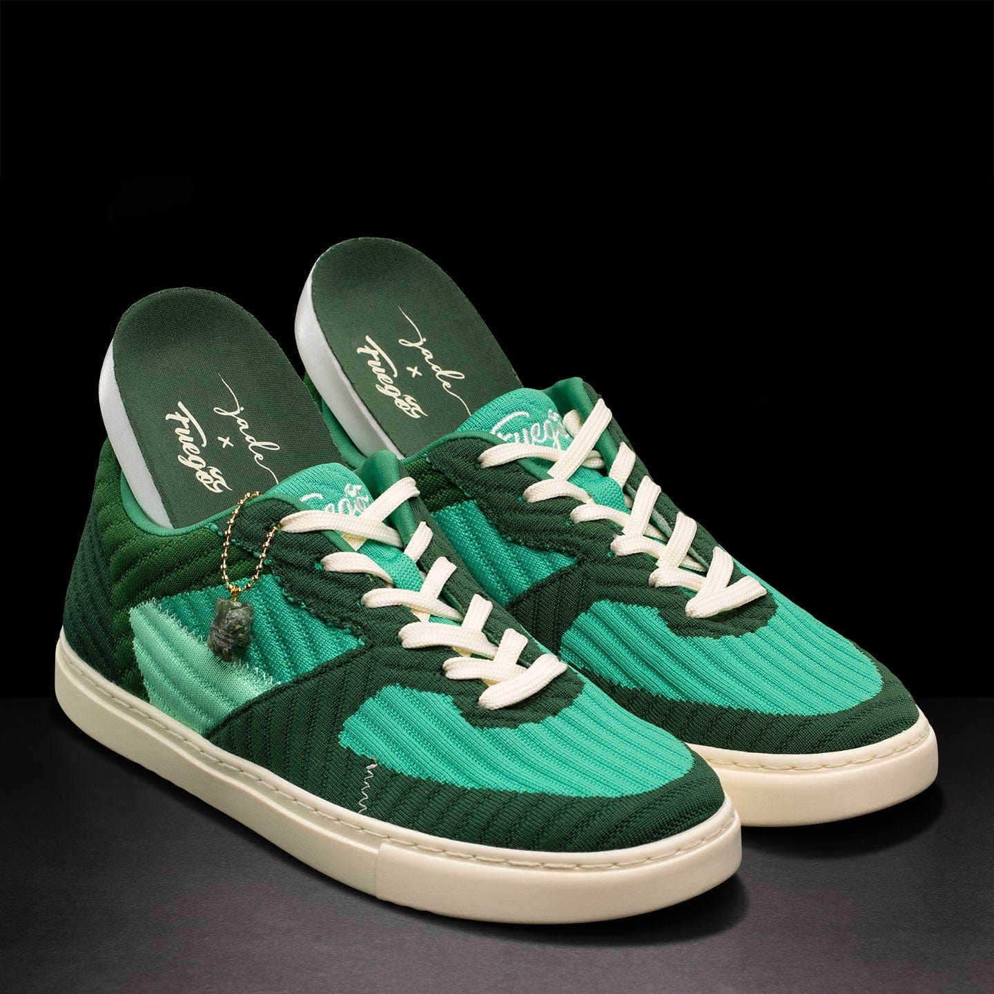 Jade fashion color shoes